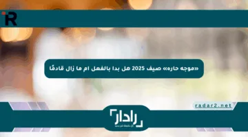 «موجة حارة» صيف 2025 هل بدأ بالفعل أم ما زال قادمًا